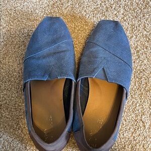Toms Denim Blue Slip-On - Size 11.5